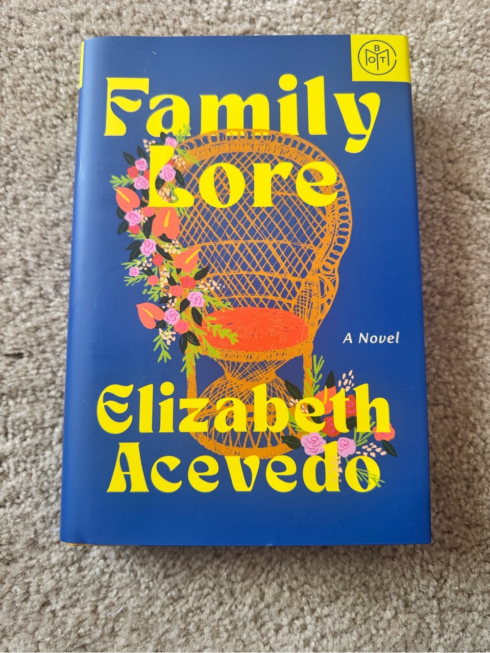 Elizabeth Acevedo "Family Lore" Hardcover Novel - Blue